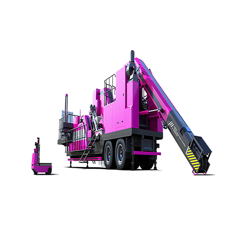 Constrcution Waste Recycling Brickmaker Vehicle Construction AI Robot