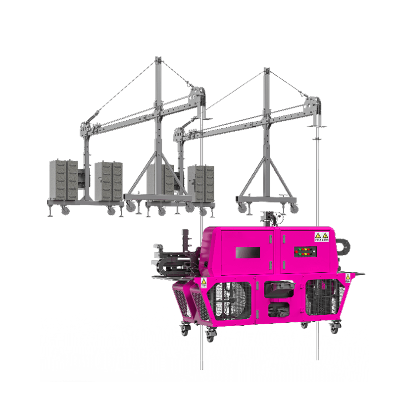 Exterior Wall Spraying Construction AI Robot