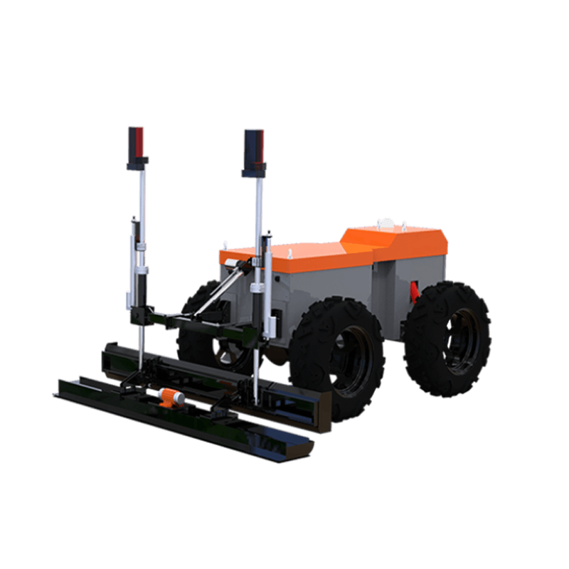 Four Wheel Laser Ground Leveling Construction AI Robot
