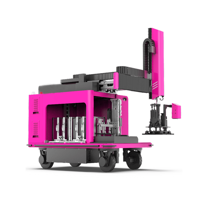 Landscape Floor Tile Paving Construction AI Robot
