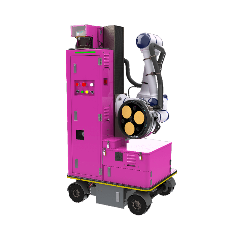 Putty Grinding Construction AI Robot